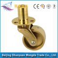 China Factory Customized High Quality Furniture Wheels Antique Casters with Brass Material